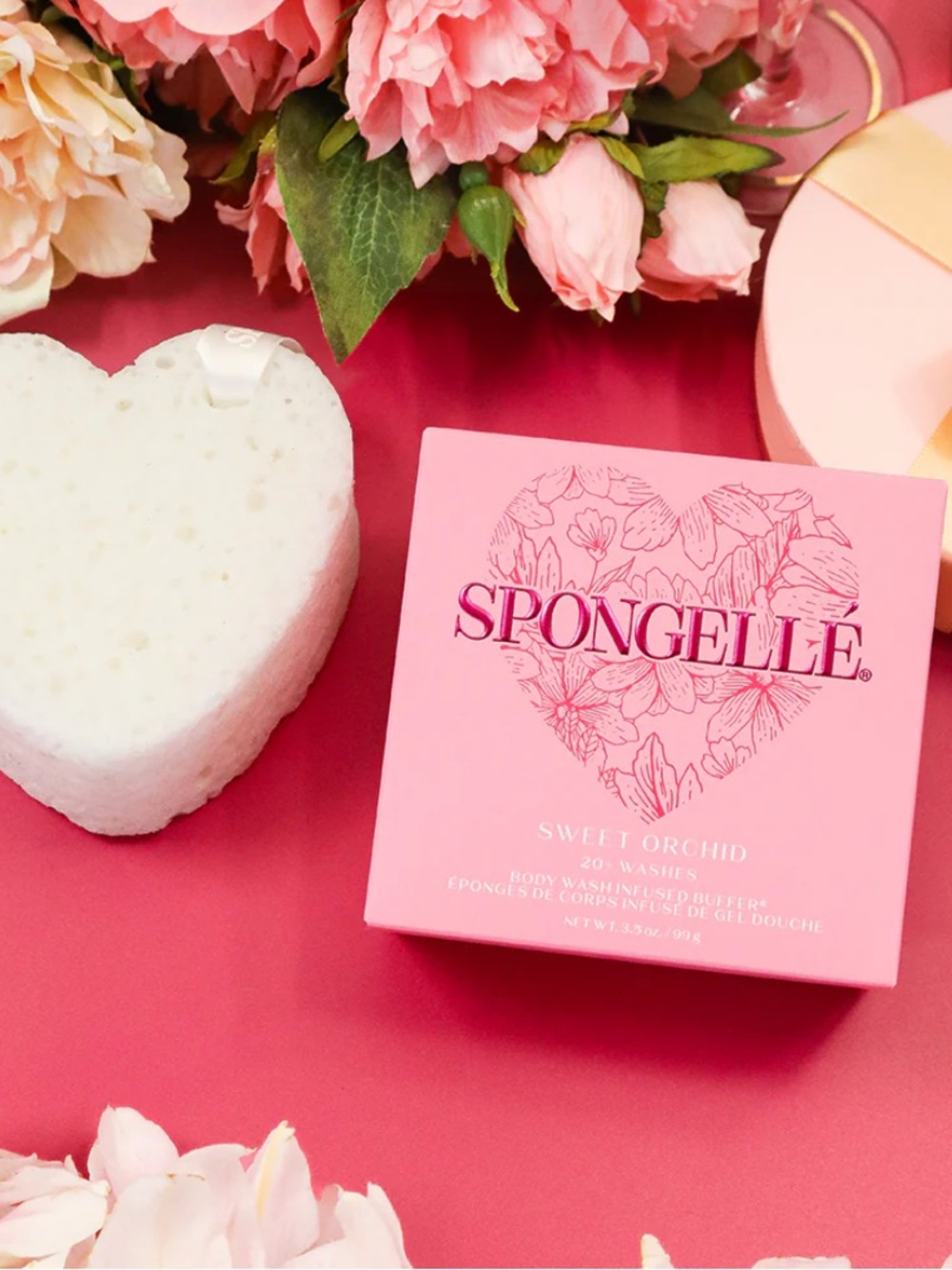 Spongelle Sweet Orchid Heart Bath Buffer